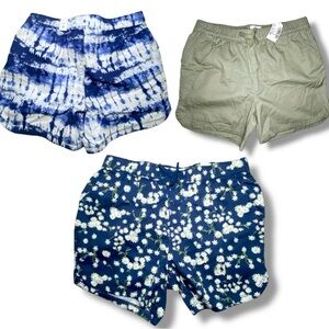 Children’s Place NWT Bundle Of 3 Shorts Size 12 Elastic Waist Pockets Youth 12